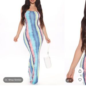 Fashion nova Look me up and down/Work of art Tube dresses